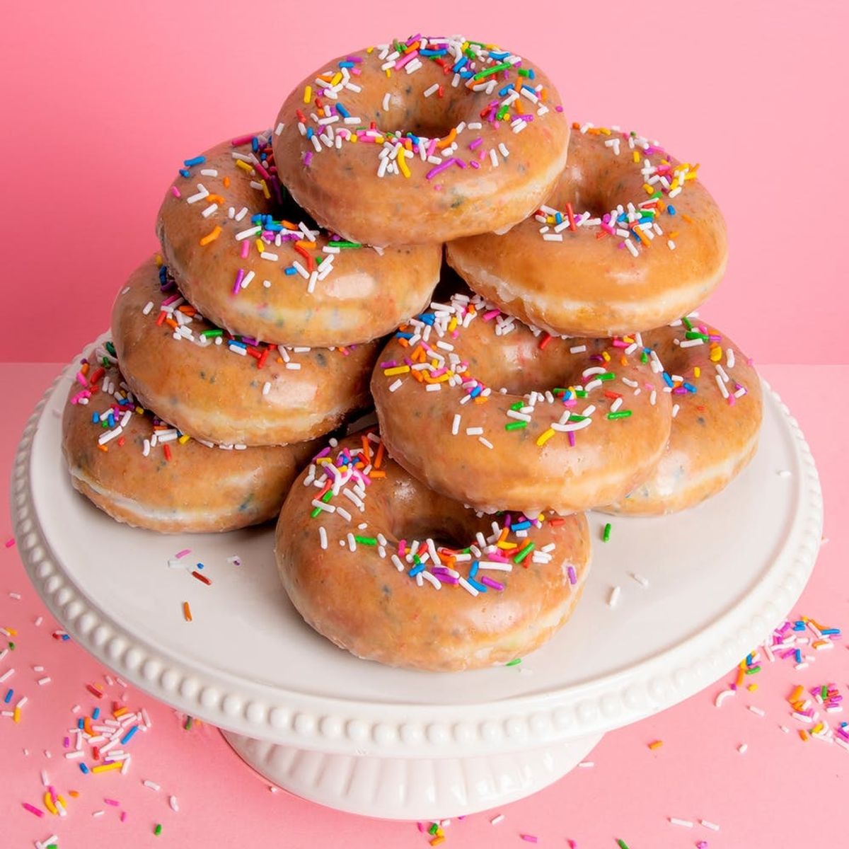 Act FAST — Krispy Kreme’s Launching Confetti Doughnuts for a Very Limited Time