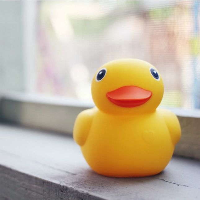 Snag This Rubber Ducky to Supercharge Bath Time - Brit + Co