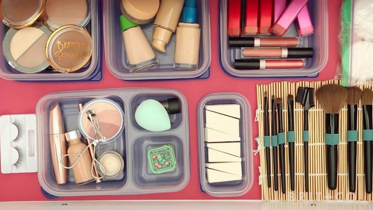 This Genius Hack Will Get Your Makeup Drawer Organized AF