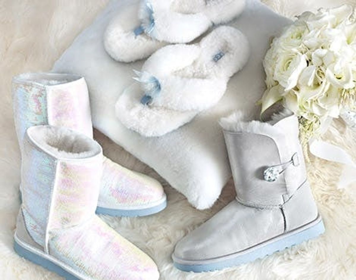 Oh, No They Didn’t! Wedding Uggs Are Now On Sale