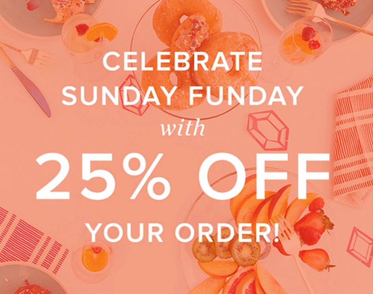 Celebrate Sunday Funday With 25% Off the B+C Shop!