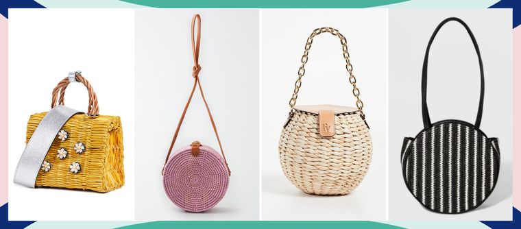 AEO Round Straw Tote