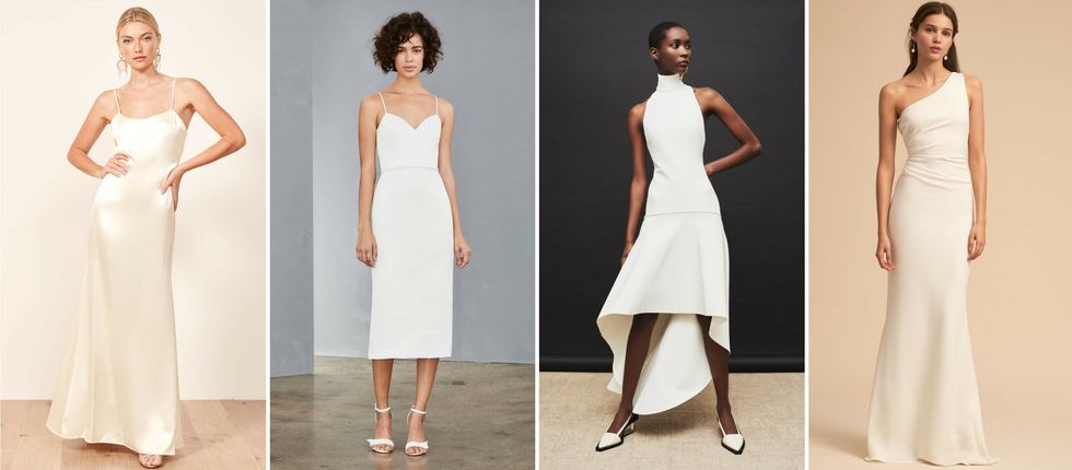 13 Budget-Friendly ’90s Style Wedding Dresses for 2019 Brides - Brit + Co