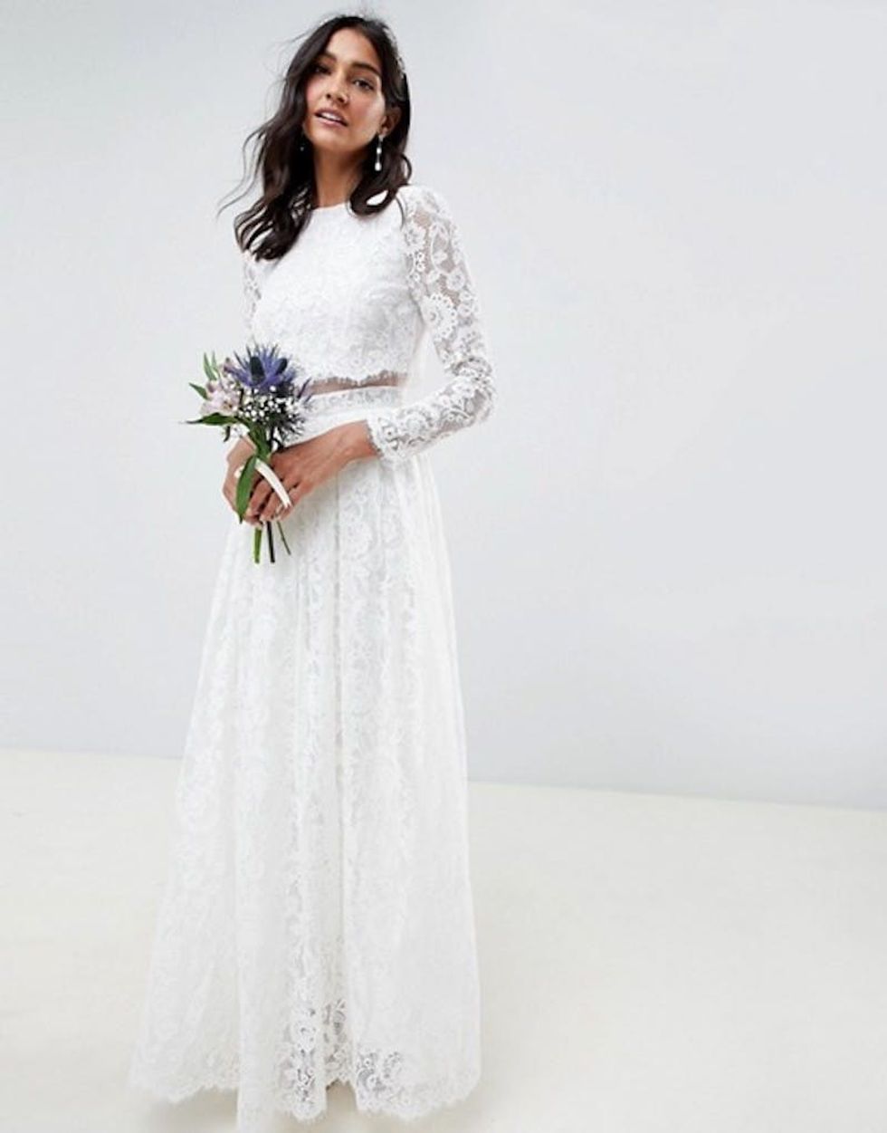 14 Under-$1000 Wedding Dresses for Flat-Chested Brides - Brit + Co