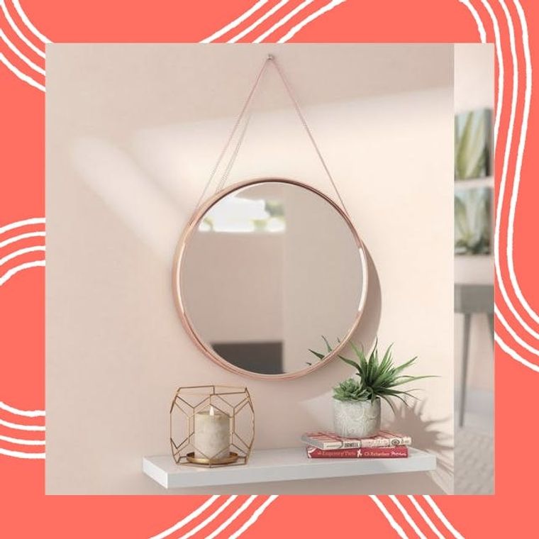 Rose Round Mirror