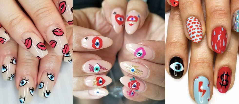 15 Evil Eye Manicures to Ward Off Bad Vibes - Brit + Co