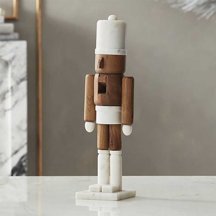 A Crate & Barrel Nutcracker Dupe - With a Touch of Luxe