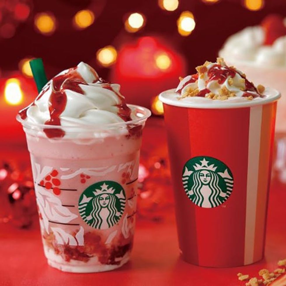 Starbucks Holiday Christmas drinks for Weight Watchers
