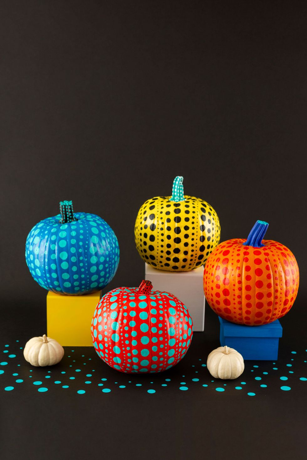 Master Yayoi Kusama-Style Polka Dot Pumpkins! - Brit + Co