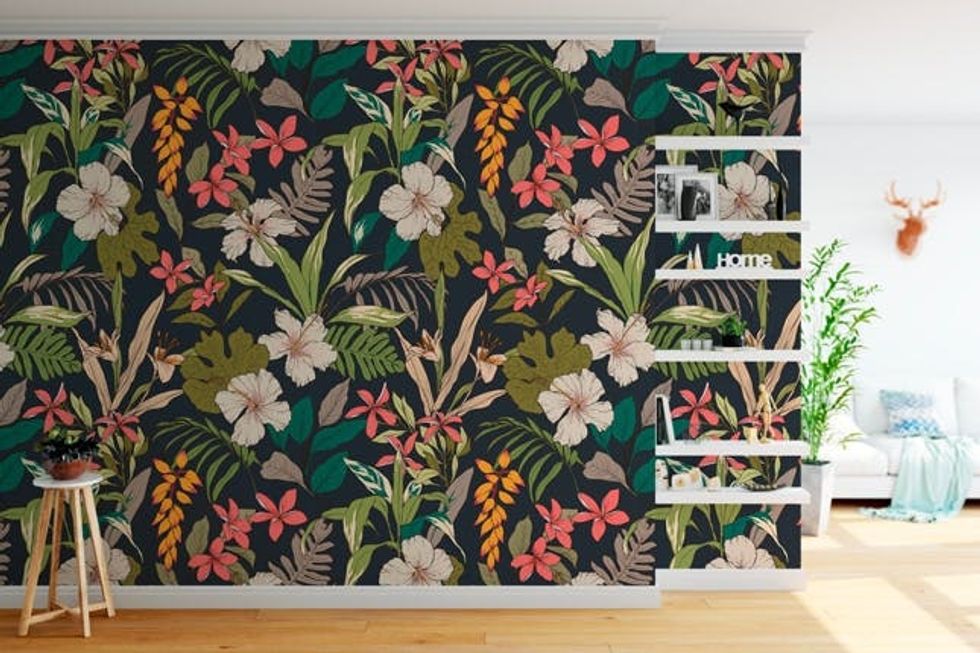 10 Trendy Temporary Wallpapers Every Plant Lady Will Love - Brit + Co