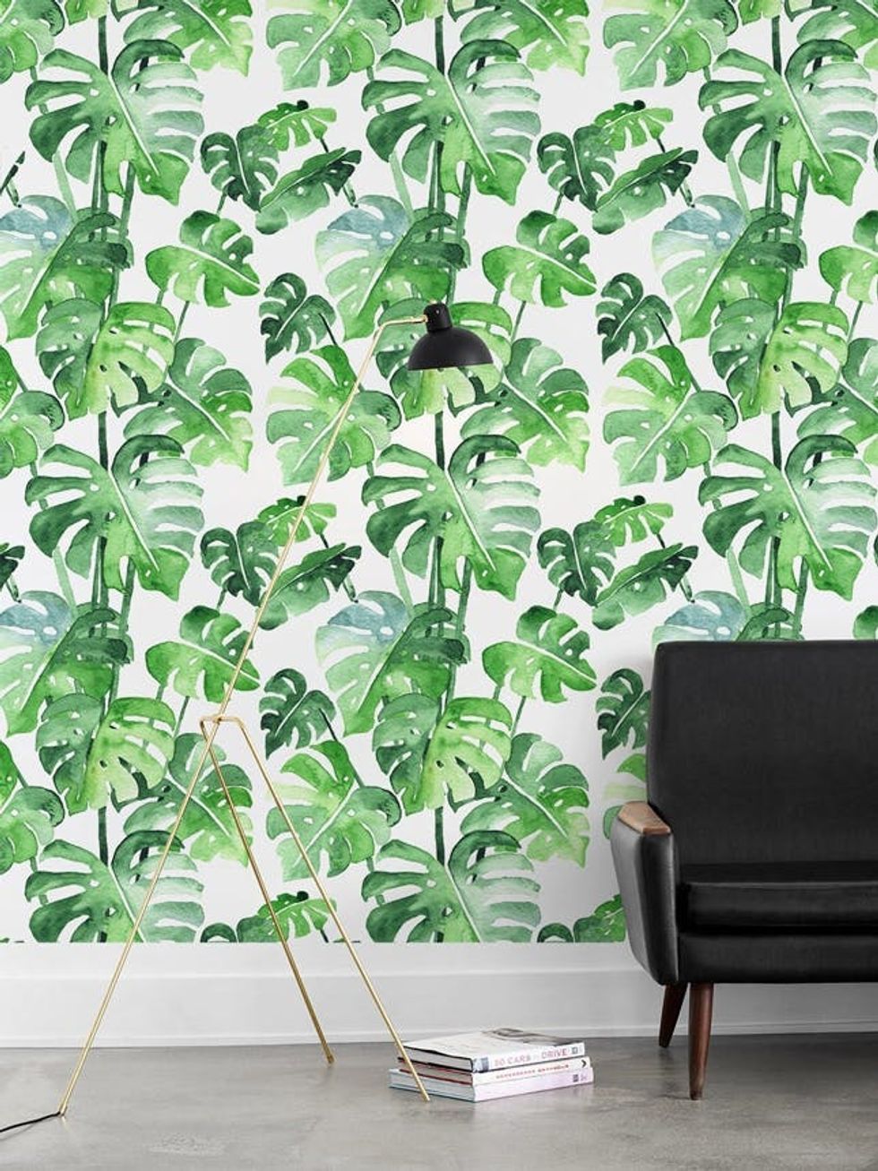 10 Trendy Temporary Wallpapers Every Plant Lady Will Love - Brit + Co