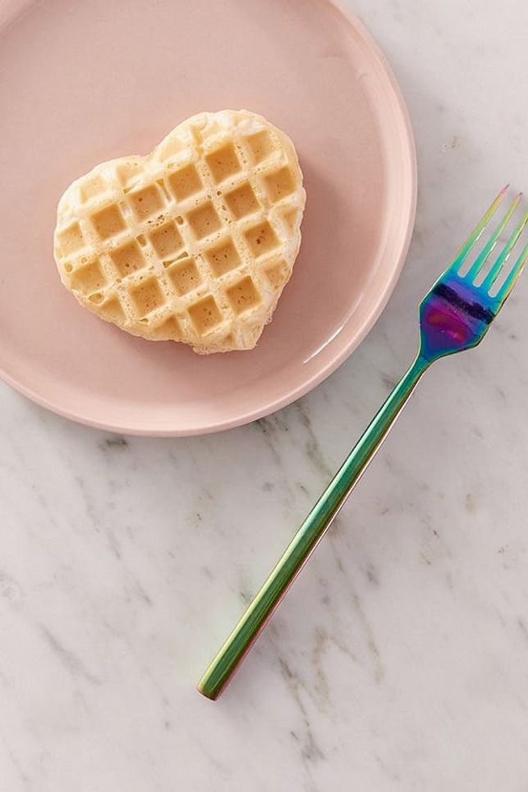 Heart-Shaped Waffle Maker, Mini Heart Waffles