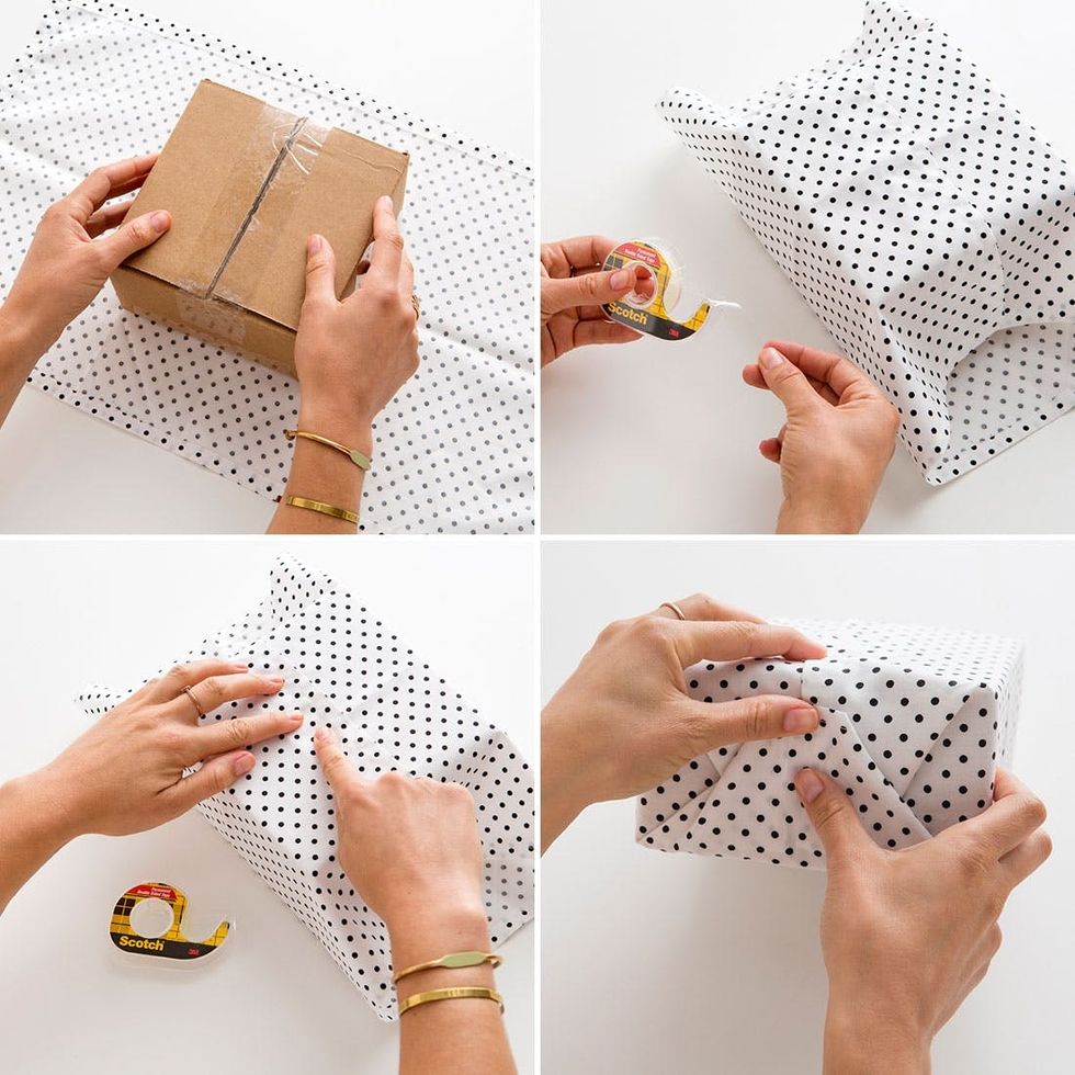 This Might Be the Best Two-in-One Gift Wrap Hack EVER - Brit + Co