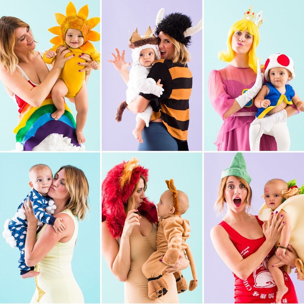 6 Genius DIY Mom and Baby Halloween Costumes - Brit + Co