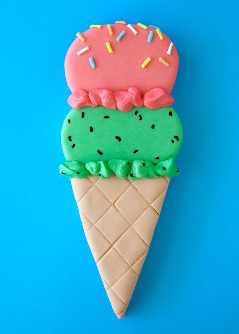 Ice cream various set collection of cone scoope and fruit colorful editable  game set