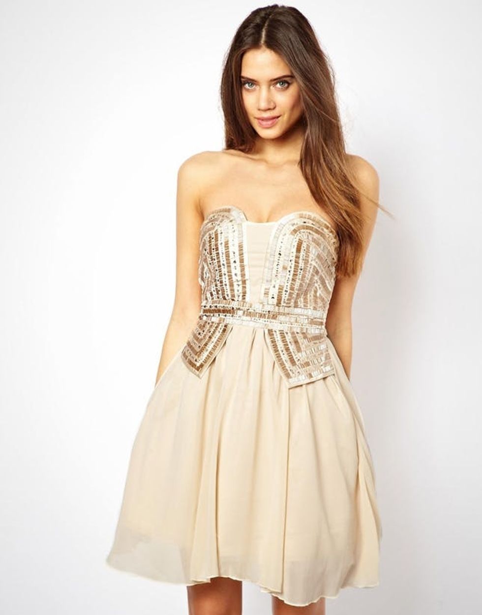 10 Little Gold Dresses to Make You Sparkle - Brit + Co