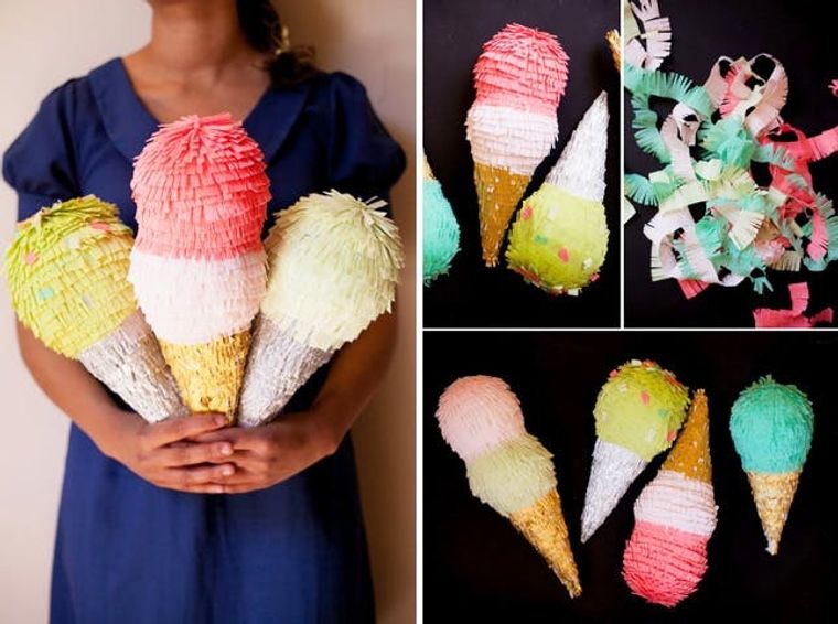 DIY ice cream cone holders for your wedding - 100 Layer Cake