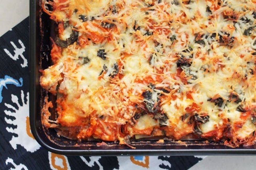 Healthy Hacks: Noodleless Veggie Lasagna - Brit + Co