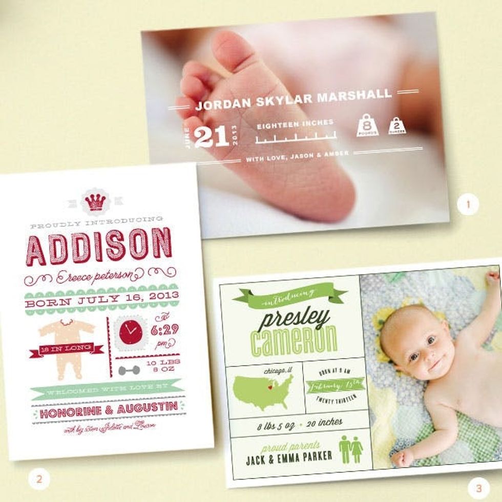 Vote on Your Favorite Baby Announcement, Win $250 on Minted! - Brit + Co