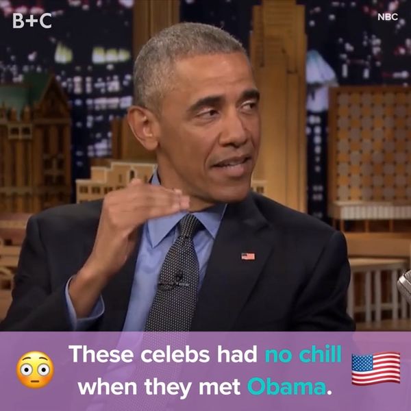 These Celebs Had ZERO Chill When They Met Obama - Brit + Co