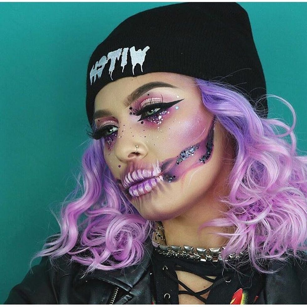 13 Unique Ways to Rock Skull Makeup This Halloween