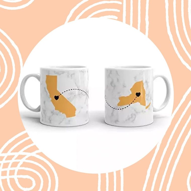 Country to Country Long Distance Friends Mug Custom Best 