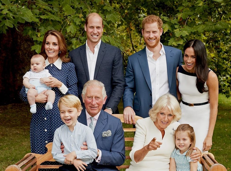 See the Royal Family (Including Prince Louis!) Crack Up in a Pair of New Portraits