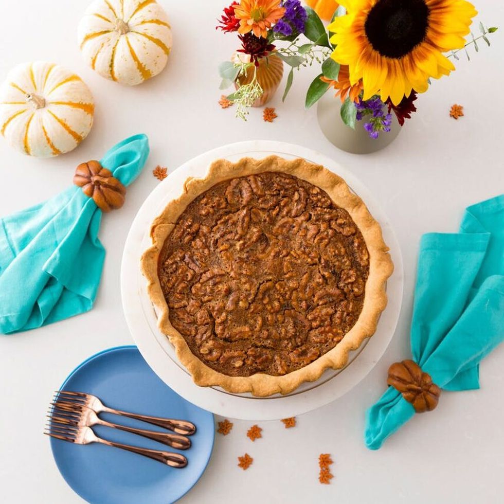 This Thanksgiving Walnut Pie Recipe Has a Hidden Chocolate Layer