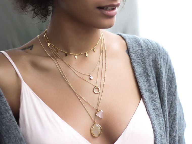 The Mini Puff Pendant Necklace – Yearly Company