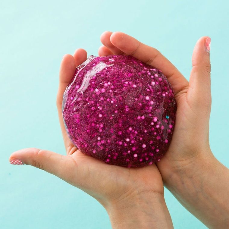 How to Make Stress-Relieving Glitter Slime