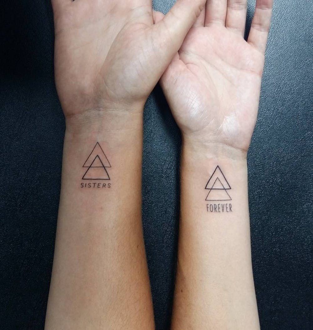 25 Sister Tattoo Ideas to Get With Your Other Half - Brit + Co