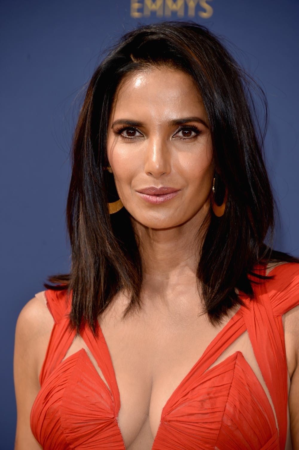 Padma Lakshmi Recycled Her Emmys 2018 Dress for This Powerful Reason - Brit  + Co