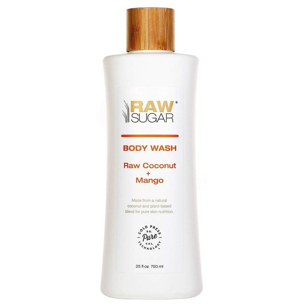 Raw Sugar Body Wash, Eucalyptus + Cedar Leaf, Men - 25 fl oz