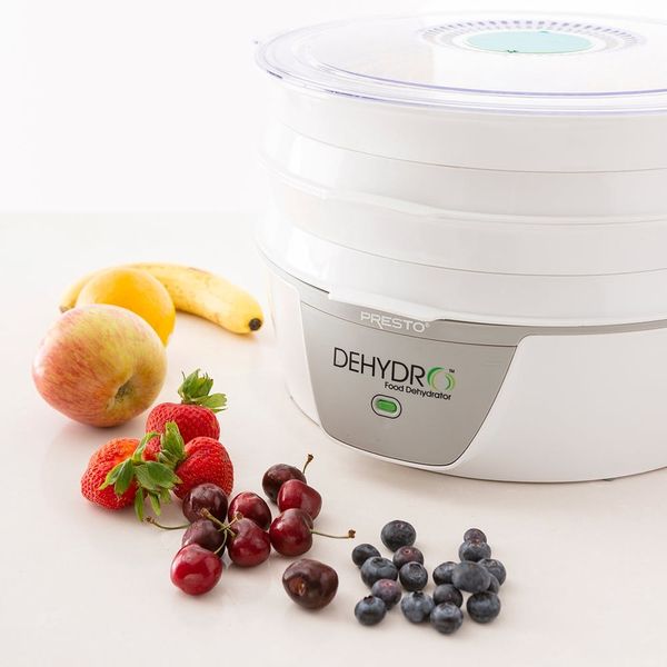 Presto 06300 Dehydro 600W Electric Food Dehydrator - White