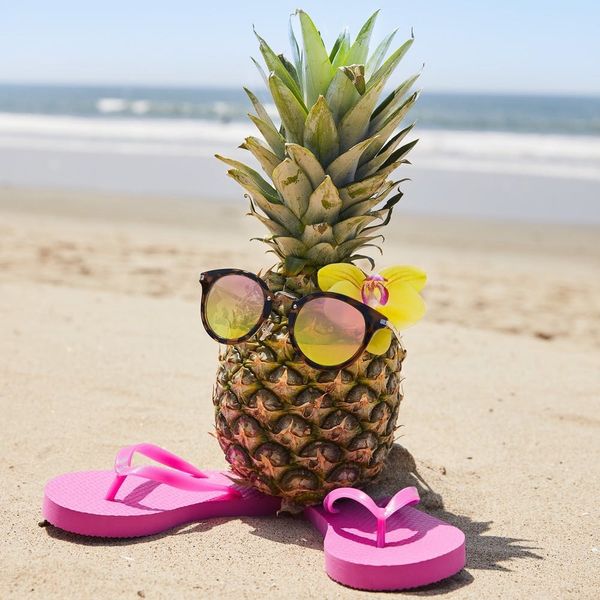 pineapple flip flops old navy