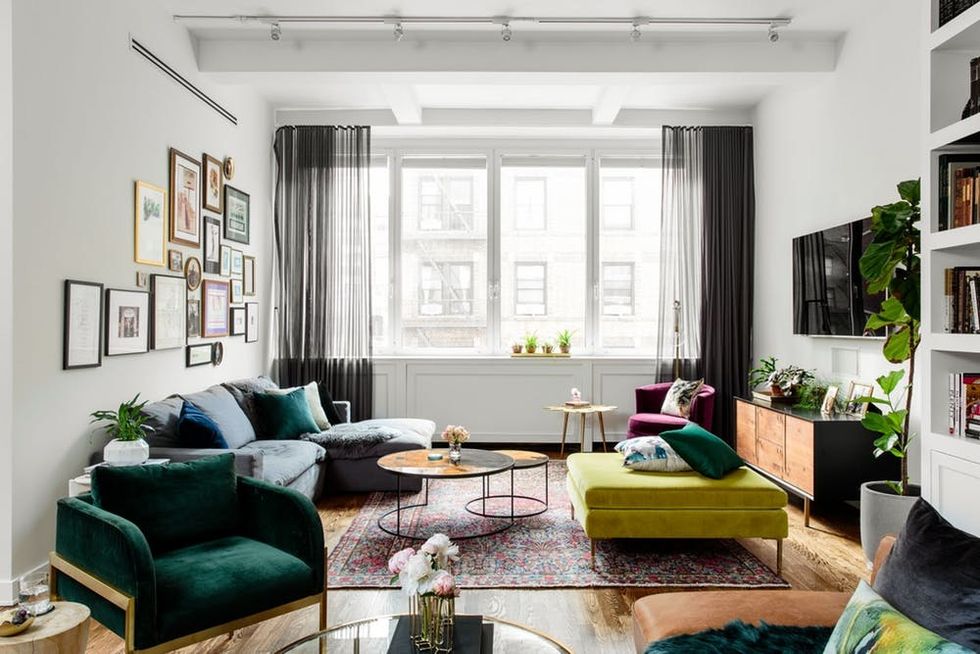 This Apartment Makeover Is The Ultimate Jewel-tone Paint Inspiration 