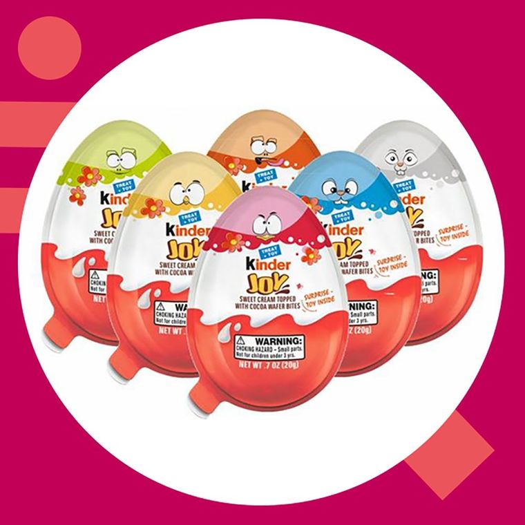 Kinder Joy Eggs, Sweet Cream and Chocolatey Wafers with Toy Inside, Great  for Easter Egg Hunts, 10.5 oz each, 15 Eggs