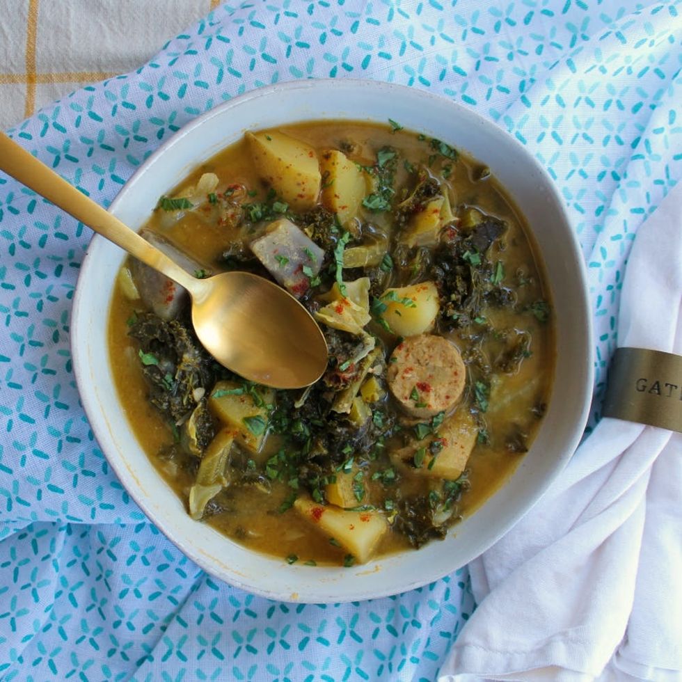 This Vegan Portuguese Kale Soup Recipe Will Cure What Ails You