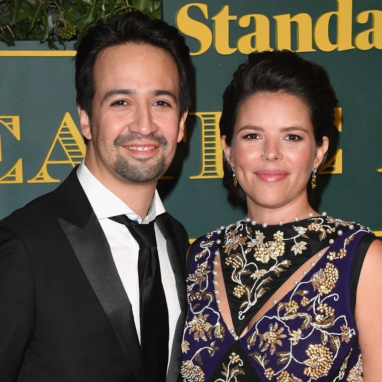 Lin-Manuel Miranda's Wife Says She 'Always Boos' When He 'Kisses Someone'  in Hamilton