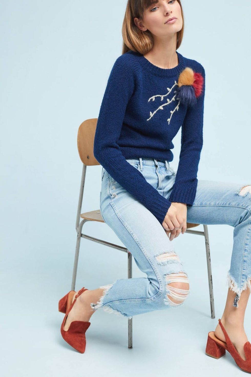 12 Playful Pom-Pom Sweaters to Snag RN - Brit + Co