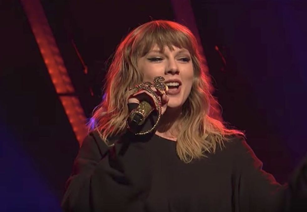 Unveiled: Hidden Symbol in Taylor Swift's SNL Act - Brit + Co