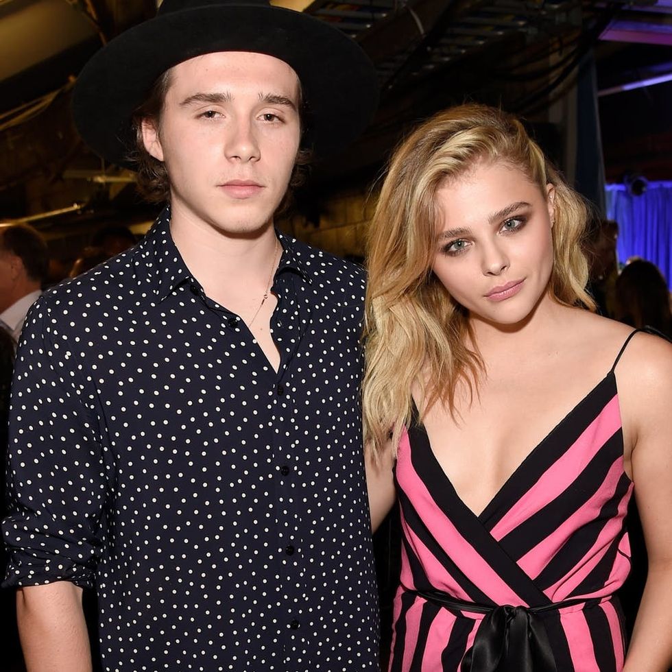 Chloë Grace Moretz Wore a Pale Pink Suit Made By Her Boyfriend's Mom -  Fashionista