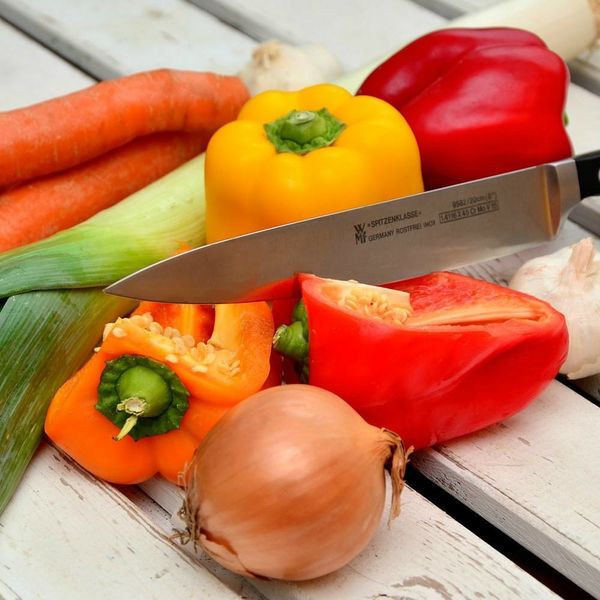 Chopped fresh vegetables (carrot, celery, onion, colored peppers