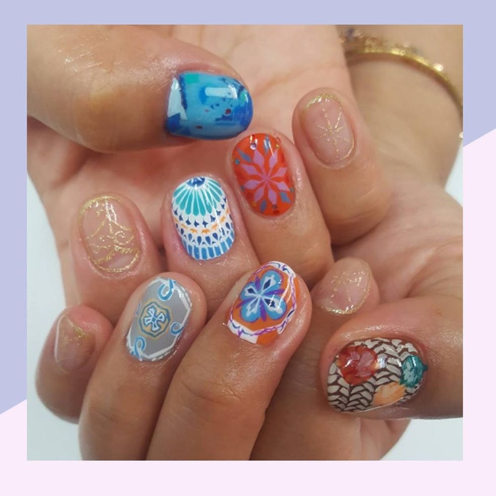 10 Styles Morocco Nail Foils