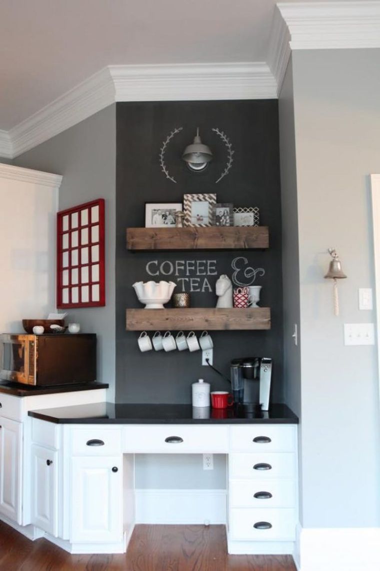 Turn A Computer Armoire Into A DIY Coffee Bar - DIY Projects