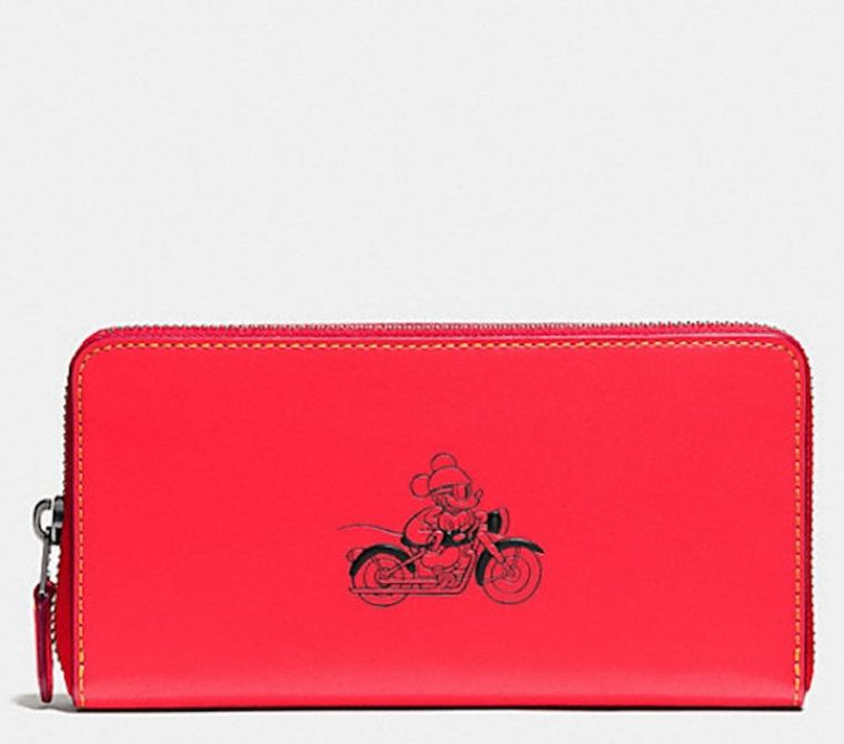 Coach Disney Mickey Mouse Medium ID Zip Wallet