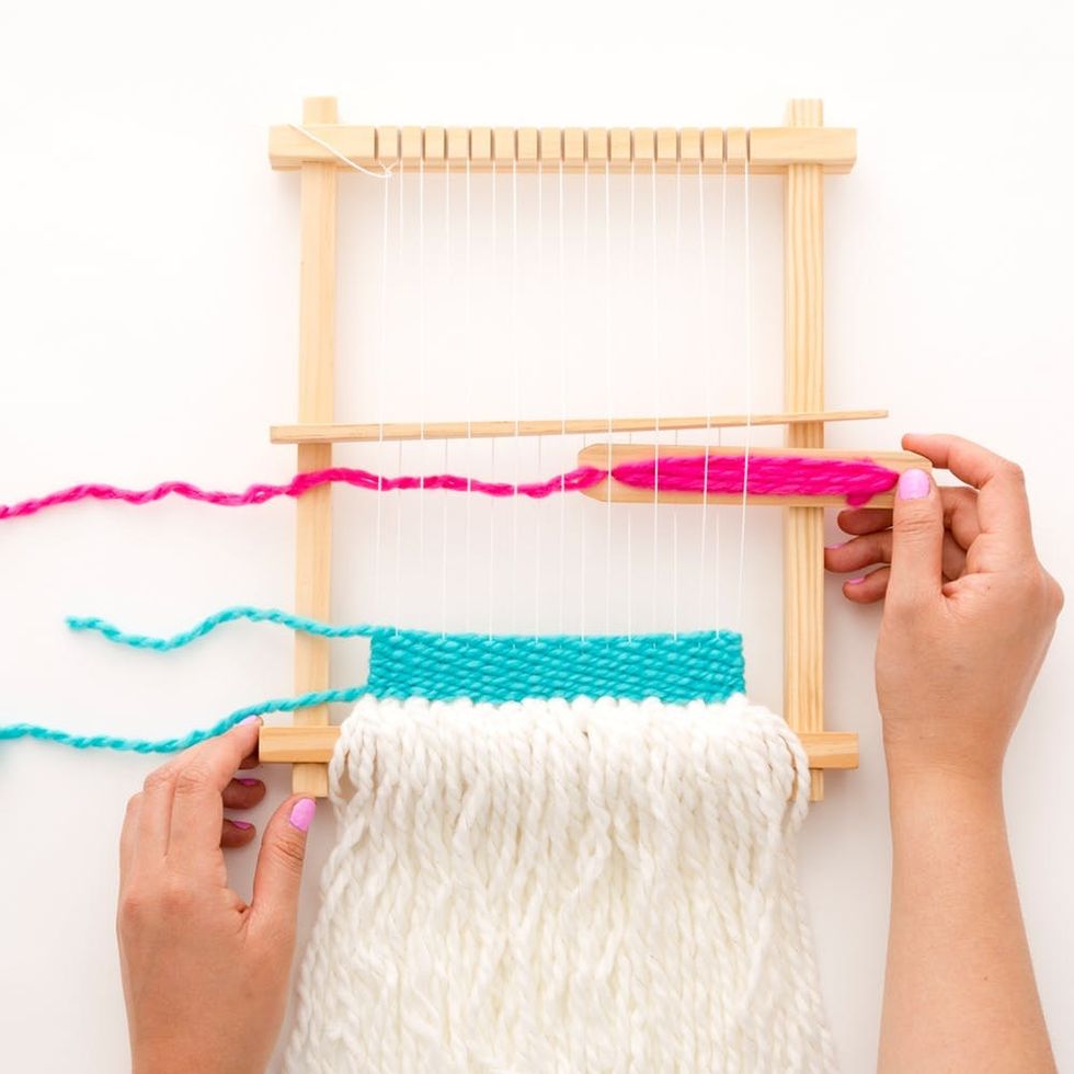 Weave A Wall Hanging Instructions - Brit + Co