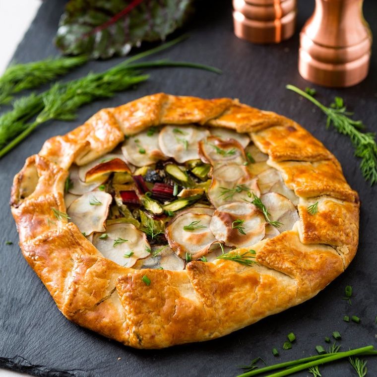 Spring Seasonal Vegetable Galette Hack