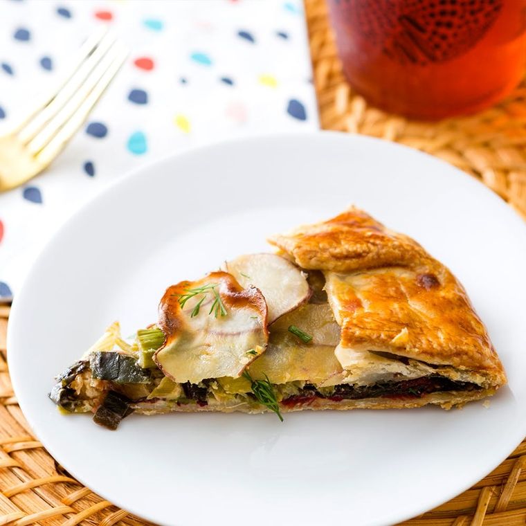 Spring Seasonal Vegetable Galette Hack