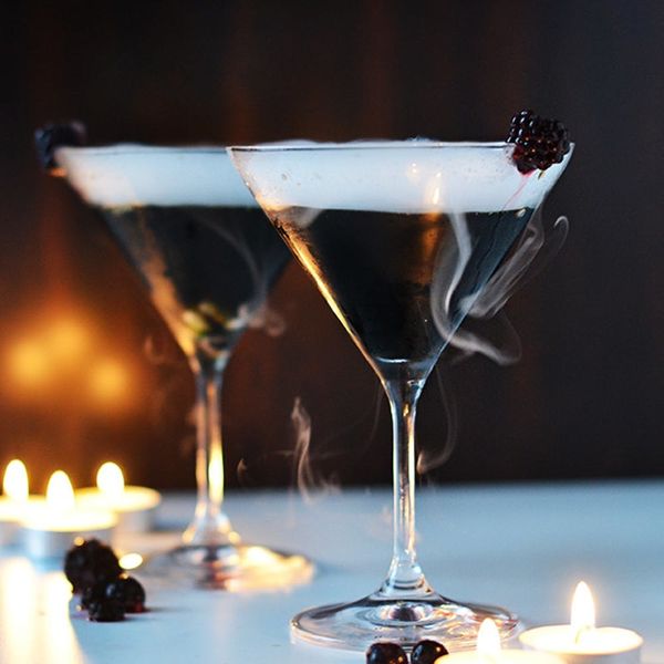 Black Magic Martini - A Spooky Halloween Beverage